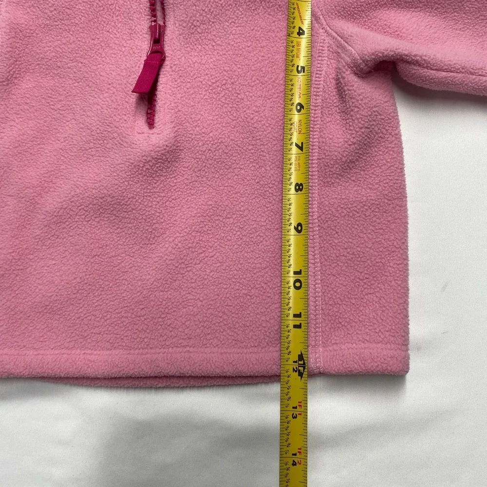 Old Navy Baby Girl Pink Quarter Zip Fleece Pullover Mock Neck 12-18 Months